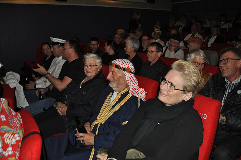 Mange kom udklædte til Martha-filmforevisningen i Fanø Biograf.