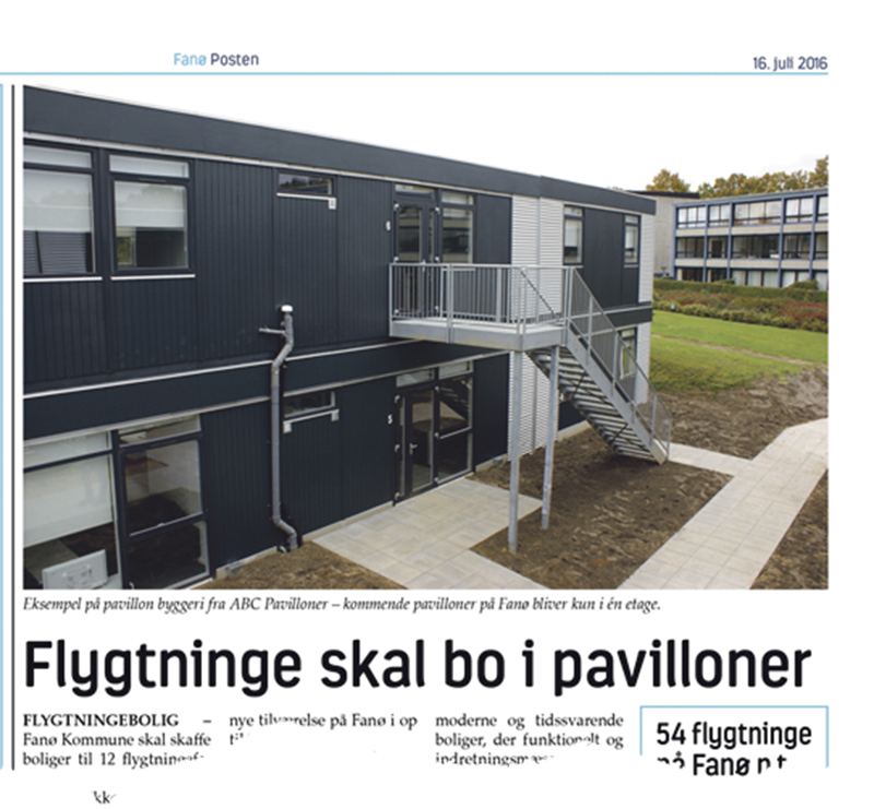 Fanø Posten den 16. juli 2016.