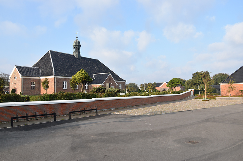 Nordby Kirke her på billedet er sammen med Sønderho Kirke rammen om det folkekirkelige liv på Fanø.