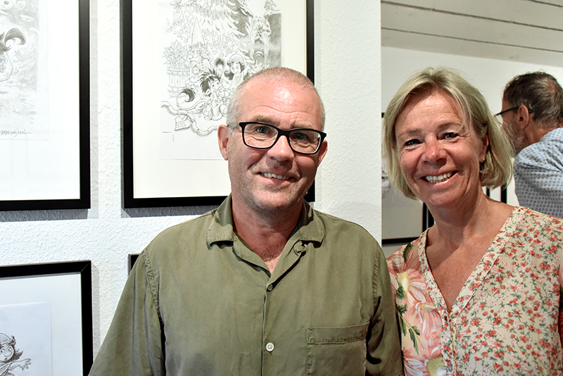  Peter Madsen og hustruen Sissel Bøe har skabt Troldeliv sammen, den er især baseret på norske og svenske fortællinger.
