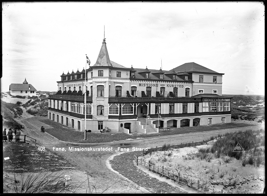 Fanø Strandhotel blev senere omdøbt til Missionskurstedet. Foto: Hans Pors/Silkeborg Arkiv 