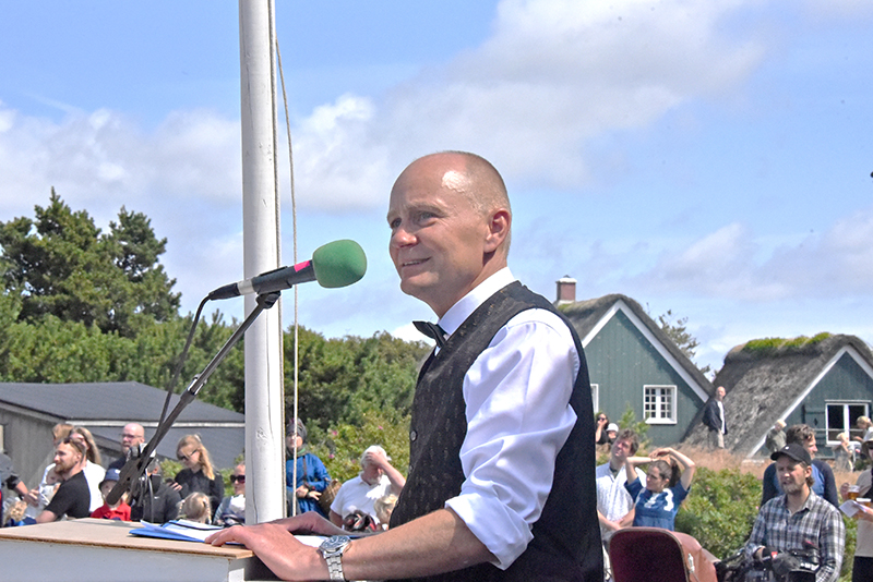  Borgmester Frank Jensen mindedes sin tid som uddelersøn i Sønderho.