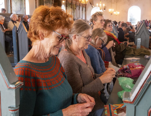 Fanø Strik 2024, fra Sønderho Kirke. Foto: Per Hoffman Hansen