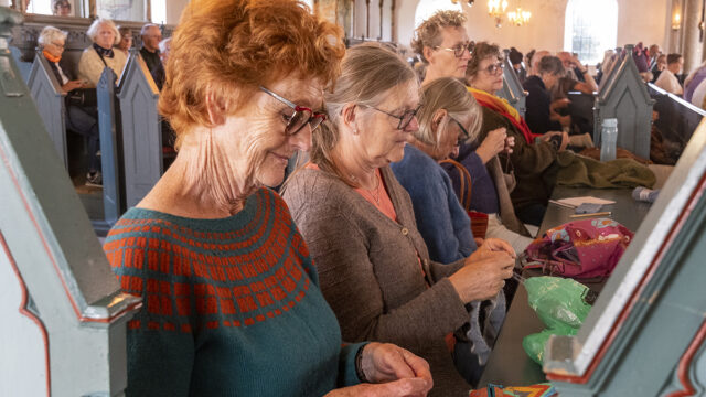 Fanø Strik 2024, fra Sønderho Kirke. Foto: Per Hoffman Hansen