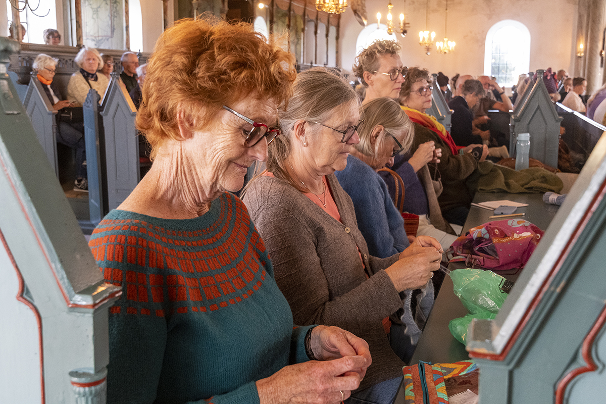 Fanø Strik 2024, fra Sønderho Kirke. Foto: Per Hoffman Hansen